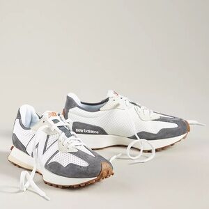 New Balance 327 White and Gray Shoes